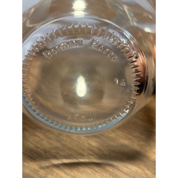 Bormioli Rocco Clear Glass Pitcher 0.25L Italy Heavy Small Carafe Creamer - Picture 5 of 8